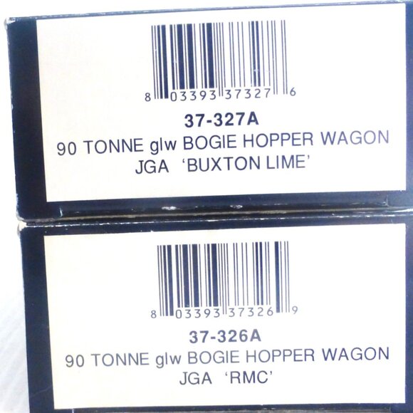 2 Bachmann BOGIE HOPPER WAGON Advertising BUXTON LIME IND.Railroad TRAIN 1:76 - Picture 2 of 16